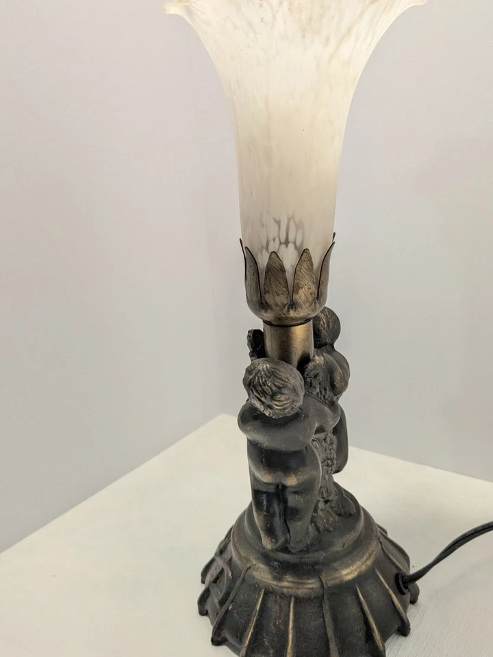 Meyda Tiffany 13" Tall Novelty Table Lamp - Copper - Image 4 of 4