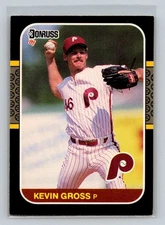 1987 Donruss #236 Kevin Gross Philadelphia Phillies Baseball Card