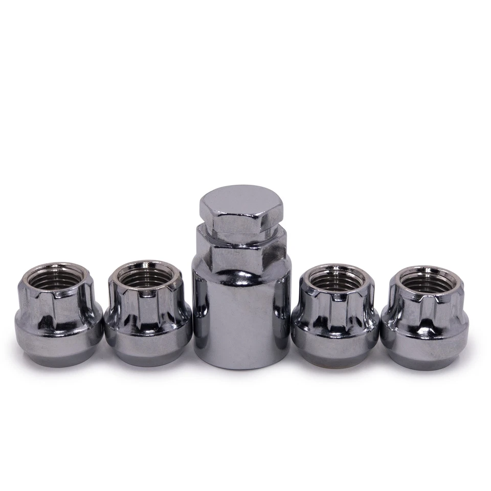 Tuercas de extremo abierto y cerraduras de rueda 12x1,5 para Ford Lincoln Mercury Foto 4 de 4