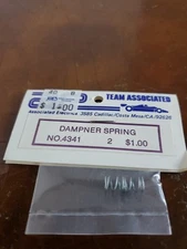 Vintage NOS Team Associated RC12 RC12L Dampner Spring 4341 (2)