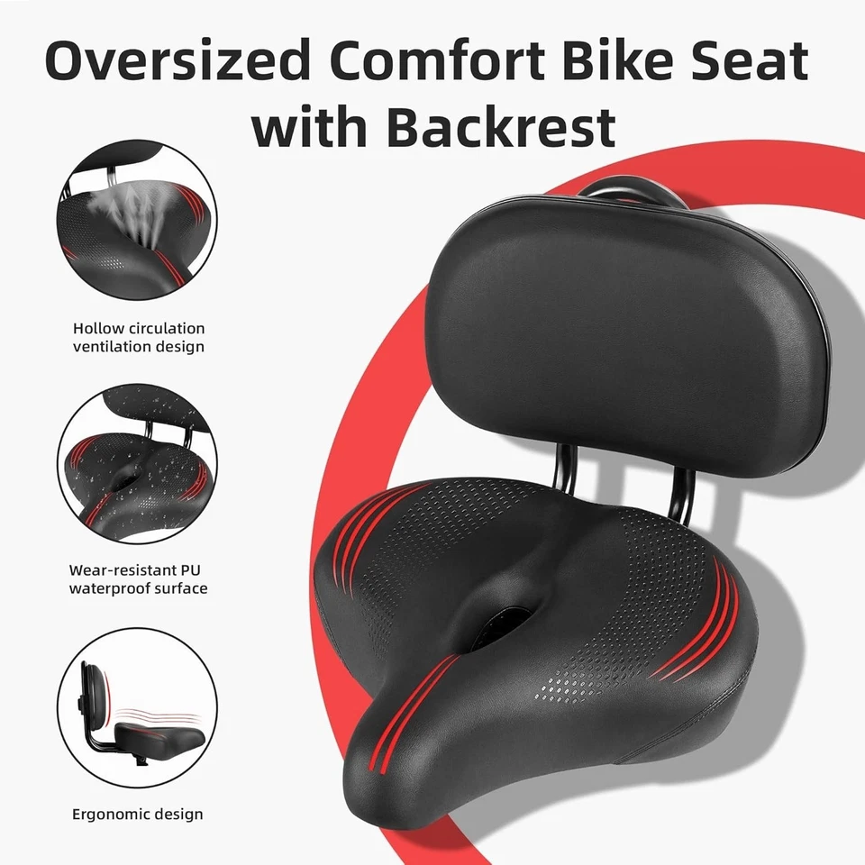 Sillín extragrande para bicicleta Peloton y Bike+, compatível com Peloton NOVO EUA - Imagem 2 de 4