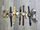 Lot Of 11 Vintage Men's Watches All Running But Service History Unknown Look!