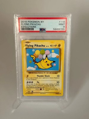 2016 POKEMON FLYING PIKACHU PSA 9 EN