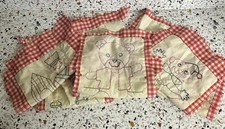 Vintage Hand stitched Quilted Appliqu Patches For Baby Blanket