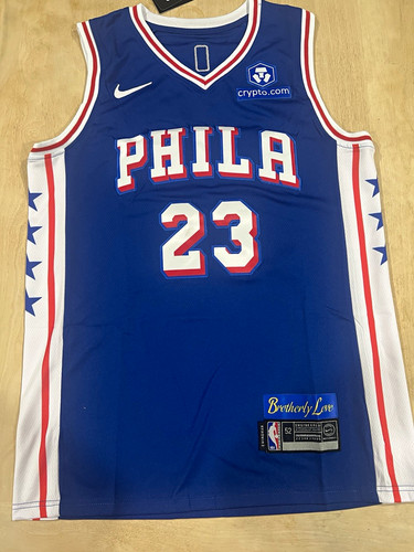 LeBron James #23 Philadelphia 76ers NBA Jersey Size 52- Men’s XL Blue/White/Red
