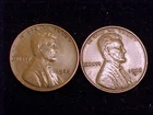 1932-P  VF and 1932-D Extra Fine Grade Lincoln Cents, a (2) two Coins
