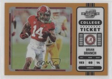 2023 Chronicles Draft Picks Contenders Optic Orange Prizm Brian Branch #18 08jk