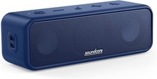 Anker Soundcore 3 Bluetooth Speaker, IPX7 Waterproof, Titanium Driver, Navy JP