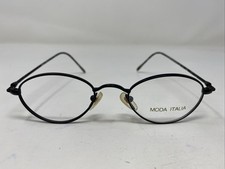 Moda Italia 111 COL.94 45-18-140 Black Metal Full Rim Eyeglasses Frame WZ16
