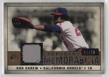 2008 SP Legendary Cuts Legendary Memorabilia 86/99 Rod Carew #LM-CA HOF un2