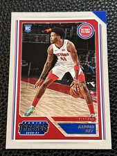 2020-21 Panini Chronicles Threads #97 Saddiq Bey Rc - Pistons