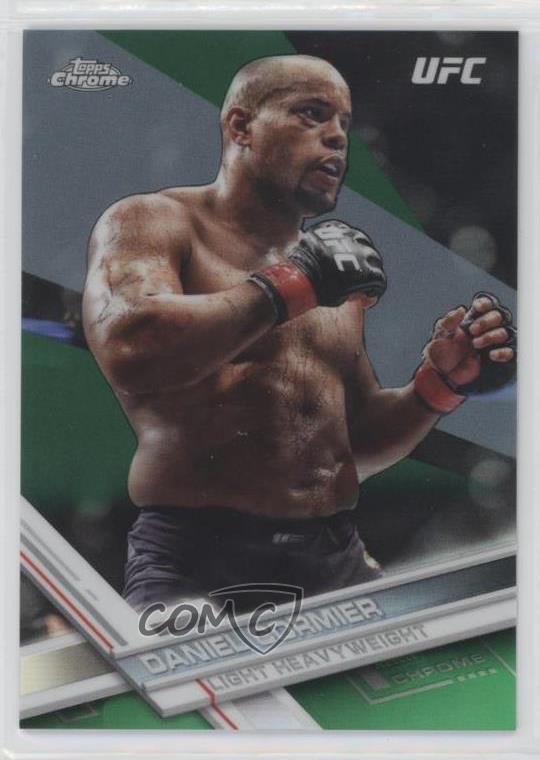 2017 Topps Chrome UFC Green Refractor 63/99 Daniel Cormier #3 1qt
