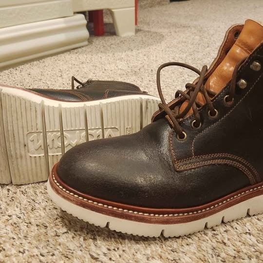 Jakkrabbits Service Boots (Horween Java Waxed Fle… - image 2