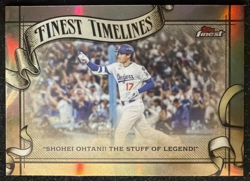 2026 Topps Finest Shohei Ohtani Timelines Refractor #FT-23 Dodgers
