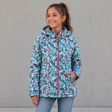 Columbia Winter Jacket Girls Medium Hooded Whirlbird Interchangeable Ski Coat