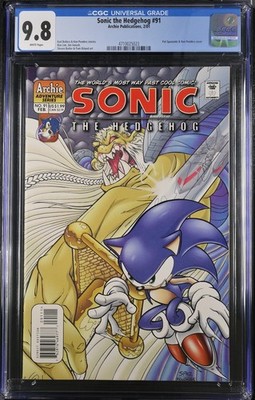 Sonic the Hedgehog 91 CGC 9.8 Pat Spaziante & Ken Penders cover | eBay