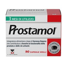 Prostamol 90 Capsule Molli Integratore Alimentare a base di Serenoa repens (320