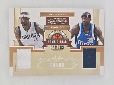 2010-11 Timeless Treasures #18 Home and Road Gamers Jason Terry /99 Game Worn