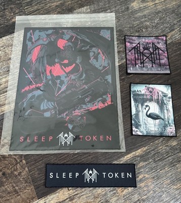 LARGE SEW ON PRINTED JACKET BACK PATCH ~ SLEEPTOKEN BUNDLE