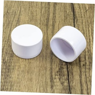 2PCS 1-1/4 Inch 1.25'' SCH40 PVC Pipe End Cap Plug PVC Pipe Fitting Coupling