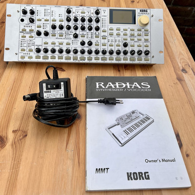 Korg RADIAS-R Rack Synthesizer/Vocoder Arpeggiator Step Sequencer
