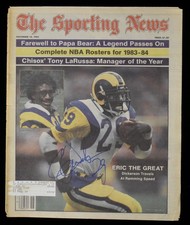 Eric Dickerson Cards, Rookie Card and Autographed Memorabilia Guide 35