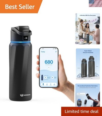 BOOST Smart Water Bottle with Reminder & Tracker, Double Wall Vacuum Insulate...