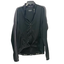 Sugoi Neo XL Jersey Black Polyester Full Zip Men's Cycling Jacket Pockets
