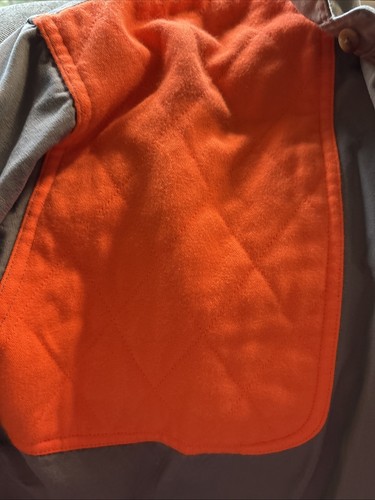 Cabela's Mens Hunting Brown Orange Longsleeve Button Down Shirt Size XLarge - Picture 2 of 6