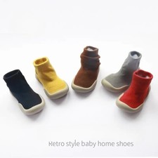 Baby Walking Shoes Spring and Autumn Children's Solid Color Anti Slip Children's