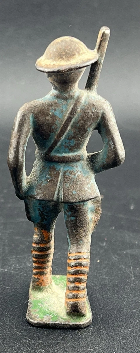 Vintage Grey Iron Casting Co Foreign Legionnaire Marching Soldier Figure 1930s
