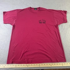 Vintage Hudson Valley Team Penning Shirt Mens XL Red Screen Stars Best Rodeo 90s