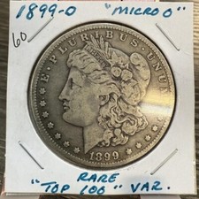 1899-O MORGAN SULVER DOLLAR MICRO O TOP 100