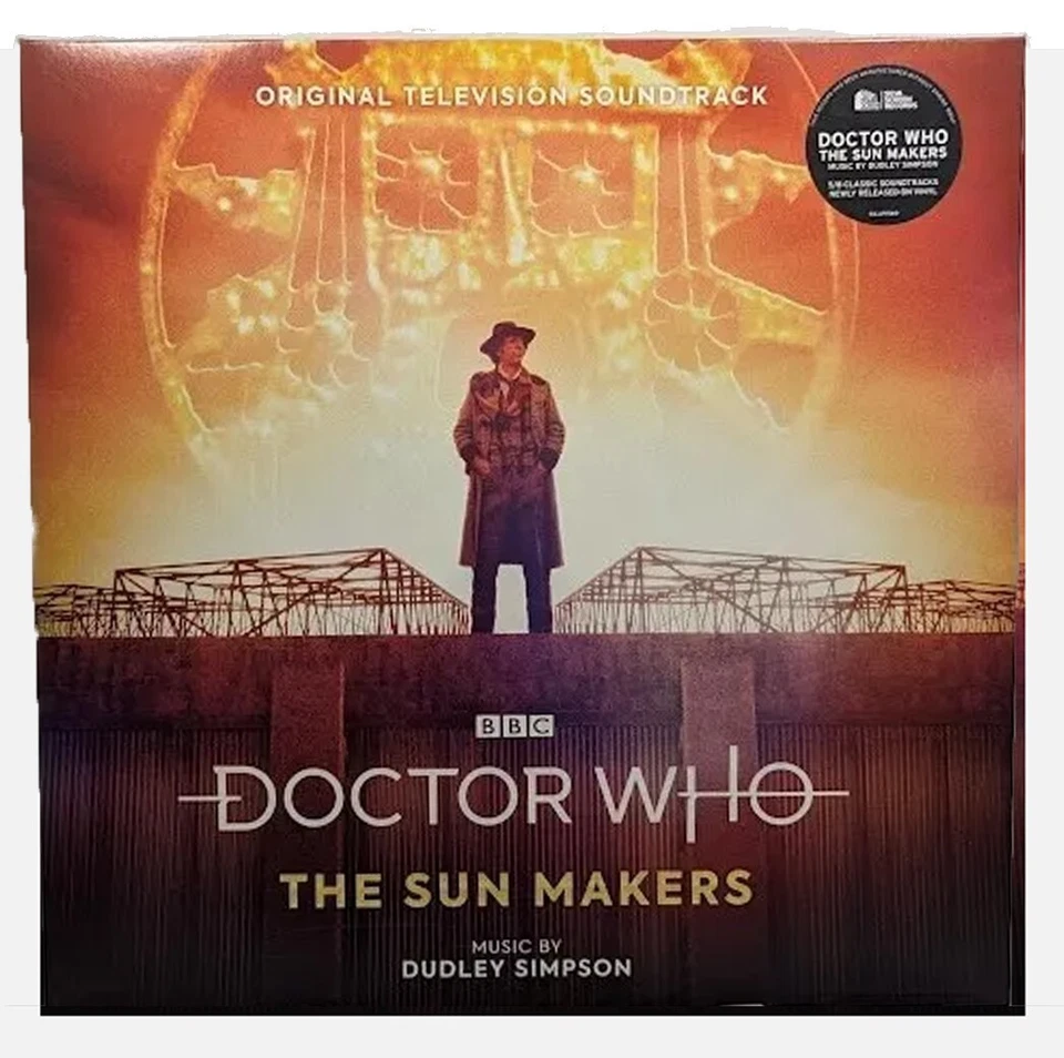 DOCTOR WHO LP The Sun Makers ORANGE VINYL Original Soundtrack TV Dudley Simpson — 第 2/4 张图片