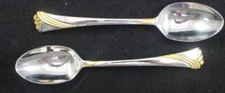 Lenox Kelly Gold Stainless Gold Accent Group of Two Place Spoons