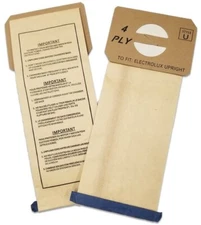 24 Aerus Electrolux Style U Replacement 4 PLY Vacuum Bags Fits ProTeam Upright