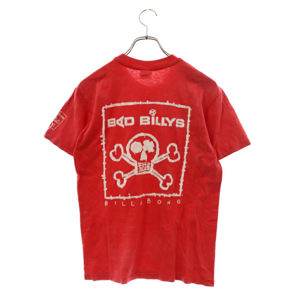 80s BAD BILLYS バッドビリー BILLABONG T USA製 L Billabong Size M 80S Vintage Bad Billys Crew Neck Short