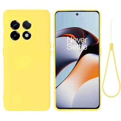 For Oneplus Nord 3 CE 3 Lite 11 Soft Silicone Shockproof Back Case Cover+Strap