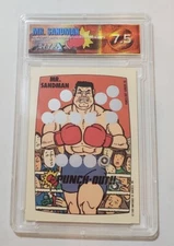 1989 Topps Nintendo Scratch-Off Punch Out Mr. Sandman #10 PGX Vtg NES Game card