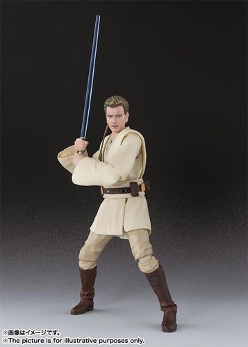 Bandai S.H.Figuarts STAR WARS: The Phantom Menace Obi-Wan Kenobi (Episode I) New - Picture 9 of 15