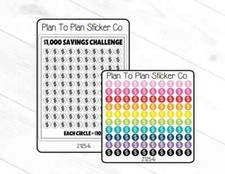 2125-6~~1,000 Savings Challenge Planner Stick...