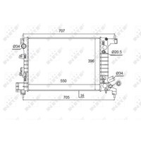 KüHler WasserküHler MotorküHler FüR Chevrolet Aveo SchräGheck T300 1.2 1.4