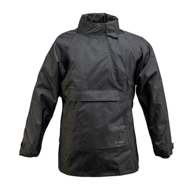 Veste pluie Rak noire XL imperméable contre les averses