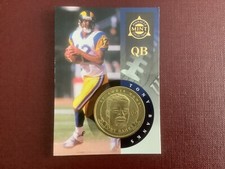 1998 Pinnacle Mint Collection #17 TONY BANKS DIE CUT & BRASS COIN”