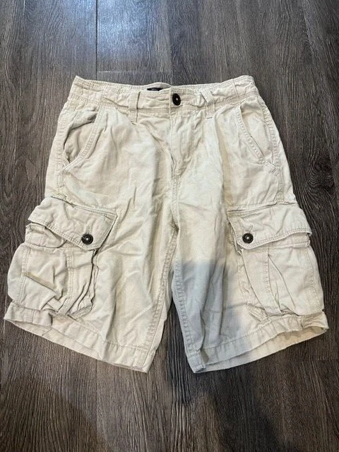 Men's Beige American Eagle Outfitters Cargo Shorts Size 28 #GA8