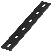 6 Pcs Flat Mending Plates 10" x 1-1/2" Slotted Straight Plates Bracket Connec...