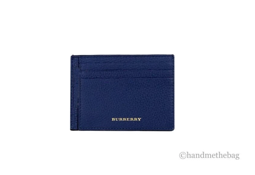 Burberry blue wallet  Leather wallet, Burberry, Leather