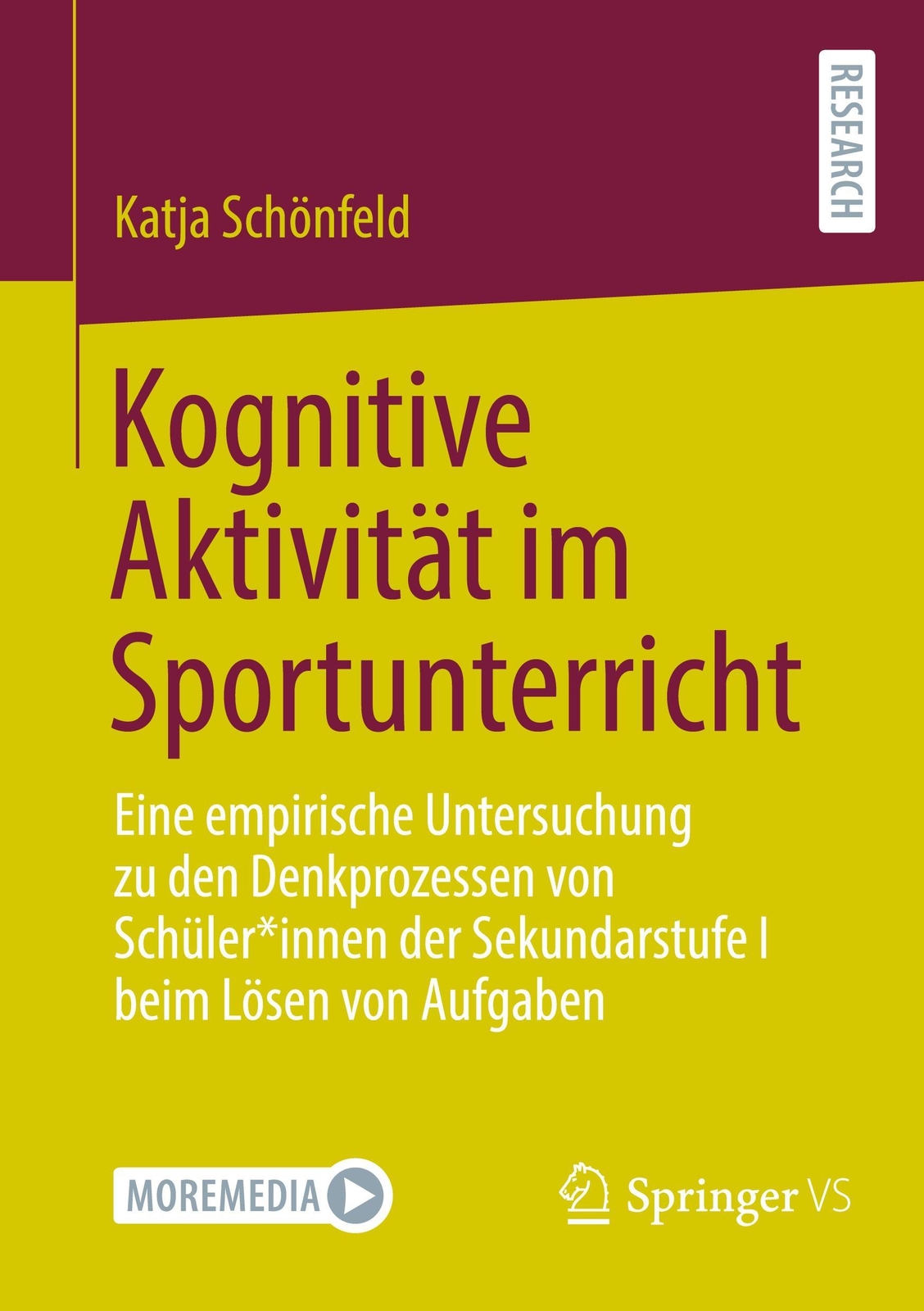 Kognitive Aktivität Sportunterricht | Katja Schönfeld | Deutsch |