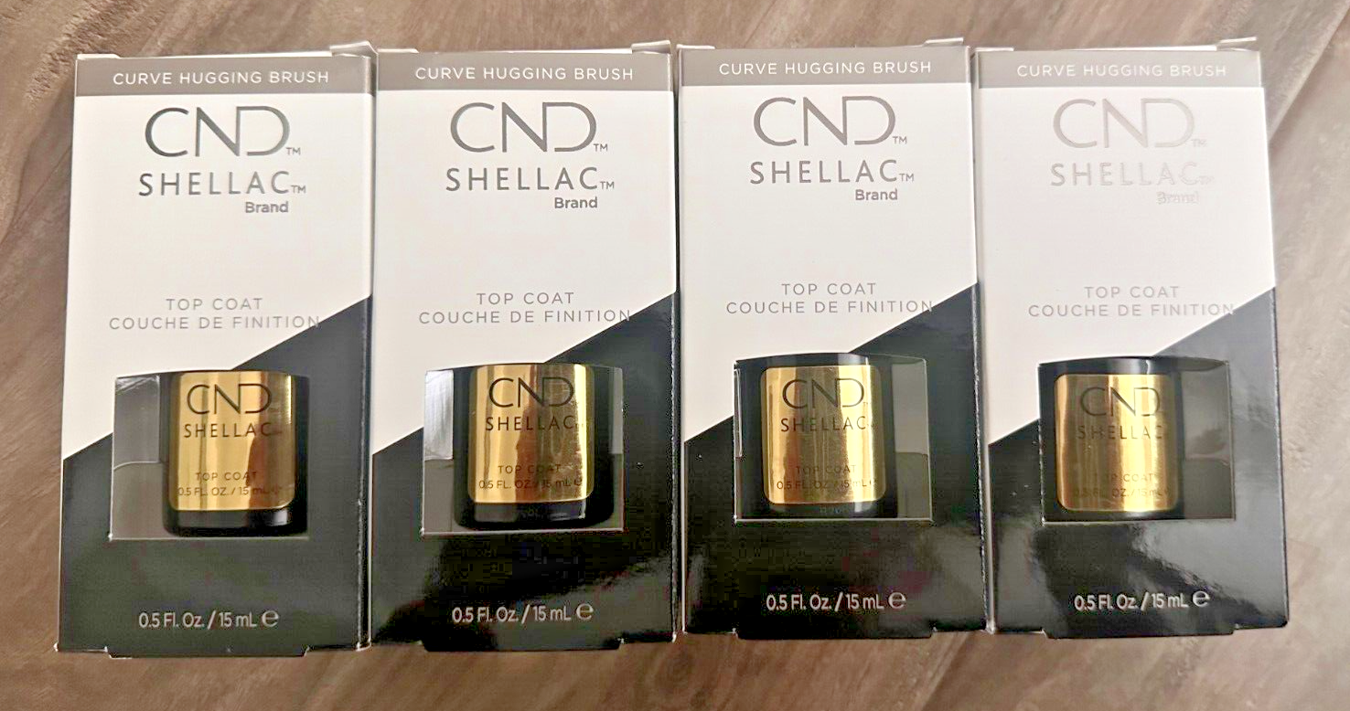CND Shellac Original Top Coat 0.5 FL OZ / 15mL - Pack of 4 | eBay