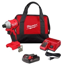 Milwaukee 3650-21P M18 Compact Brushless 1/4" Hex Impact Driver Kit
